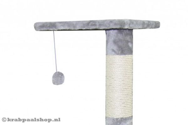 Pluche plateau met speelballetje.