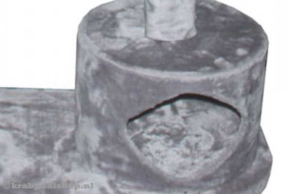 Slaapplaats met zacht pluche.