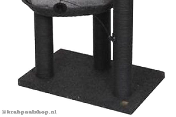 Zwarte grondplaat voor extra stabiliteit.
