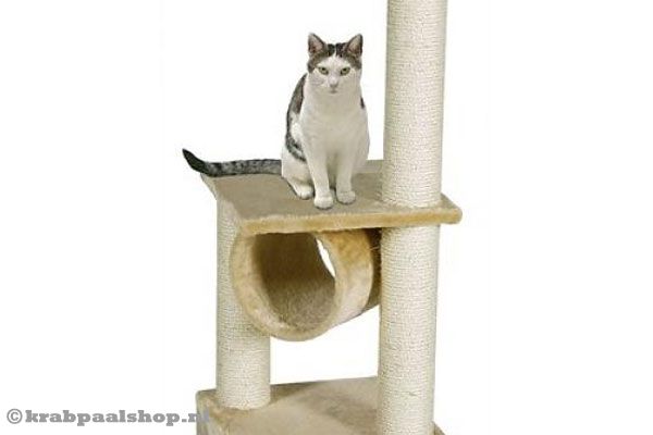 Speelelement tunnel met zacht pluche.