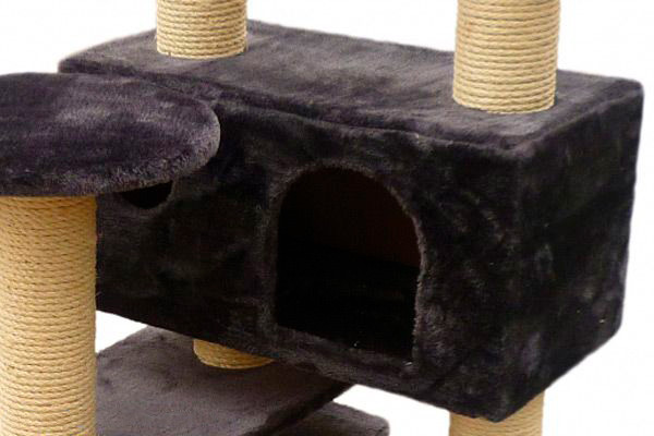 Comfortabel en ruim pluche huisje.