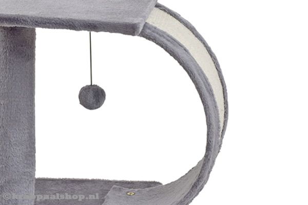 Met een sisal krab gedeelte.