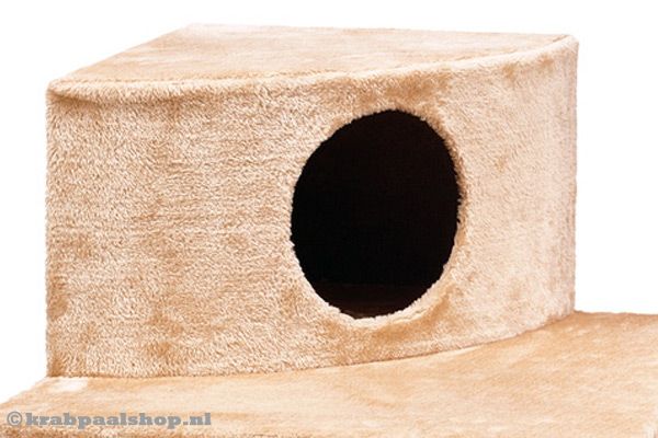 Pluche huisje voor het relaxen.
